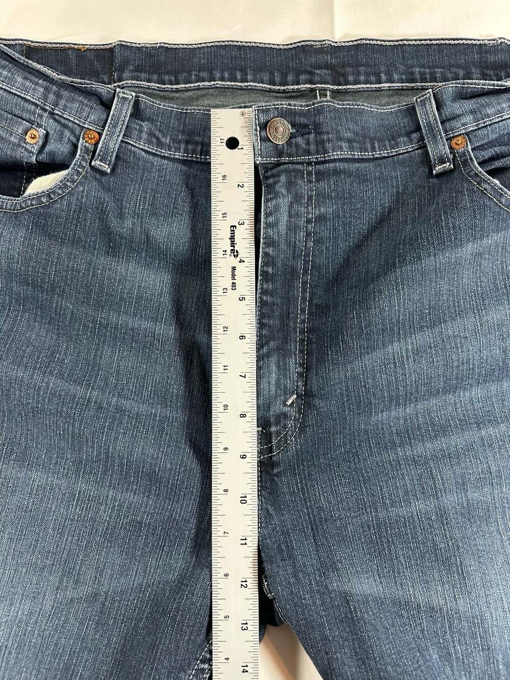 Levi's 559 Relaxed Straight Fit Waterless Jeans W42 L32 Mens - Picture 14 of 16